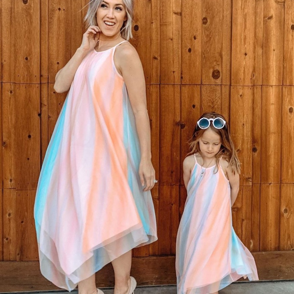 Flowy Rainbow dress